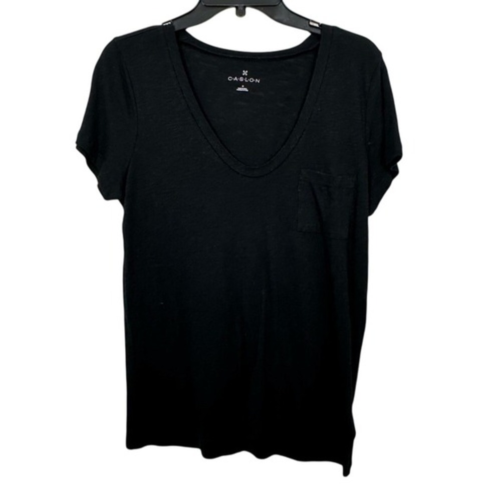 Caslon Nordstrom Cotton Modal Blend Scoopneck Casual Tee Shirt‎ Minimalist NWT